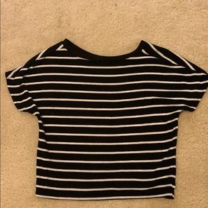 Black and white striped shirt